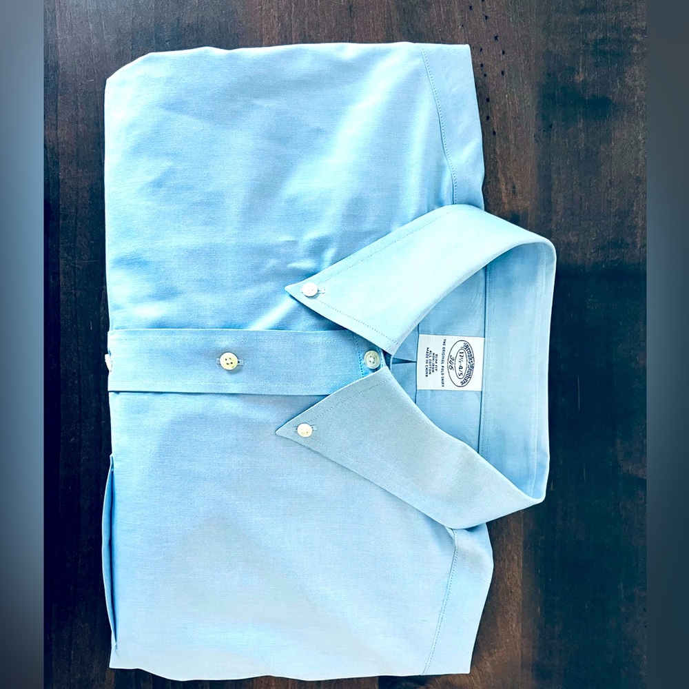 Light blue Brooks Brothers button down